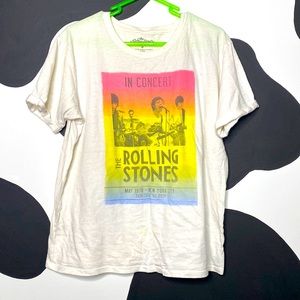 ❤️‍🔥 American Eagle rainbow 🌈 Rolling Stone Tee Sz M🌸